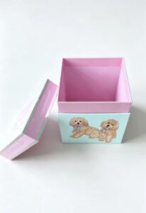 lid and bottom boxes for pet products