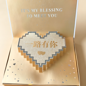 handle gift box with insert